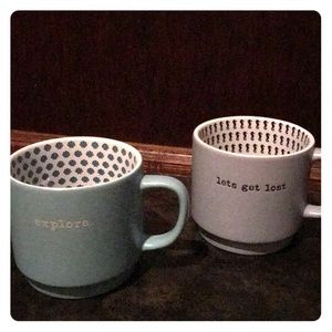 2 Belle Maison coffee mugs for the price of one!